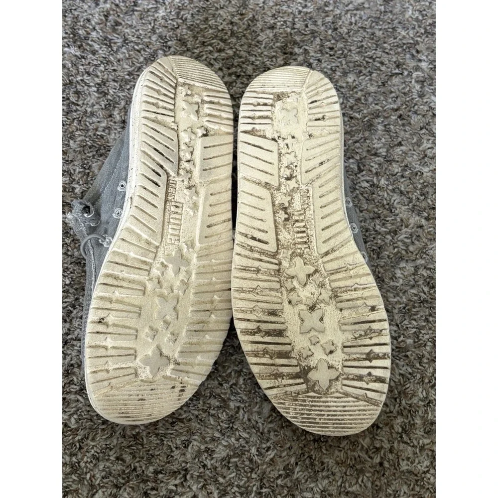 Hey Dude Wally Stretch Size 10 Mens Shoes Iron Gray Slip Ons